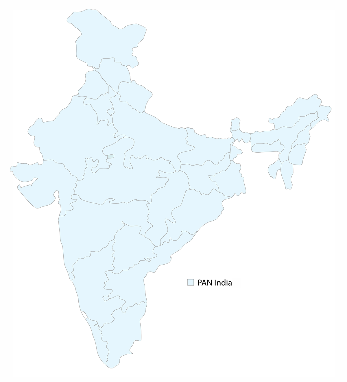AICW India AI Fellowship Reach Map